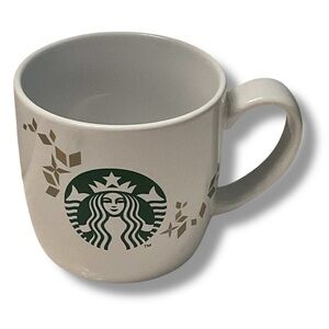 Starbucks‎ Mug 2013 Classic Logo White Green Gold Collectible Coffee Tea Cup
